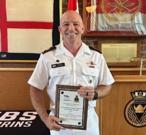 VAMNLA 2023 Winner, Chief Petty Officer 2nd Class Michael Tibbetts of HMCS Corner Brook
